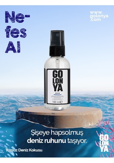 Golonya Tuzsuz Deniz Kokulu  Sprey Kolonya 100 ML