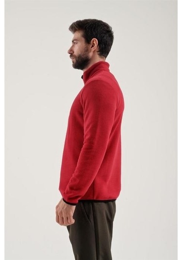 Exuma Yarım Fermuarlı Polar 2312002-677-bordeaux