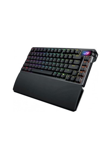 Asus Rog Azoth Extreme NX SNOW/PBT/UK İngilizce RGB Kablosuz Mekanik Oyuncu Klavyesi