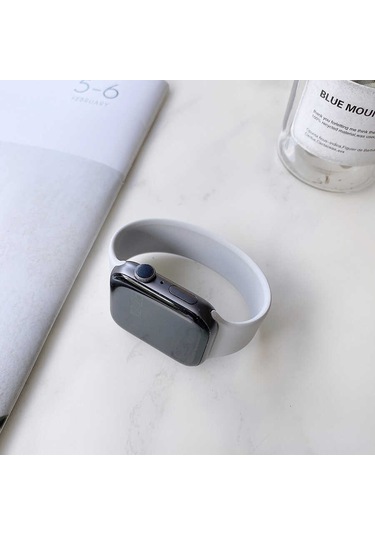 Zore Watch 40mm Uyumlu Krd-31 Solo Loop Medium Kordon-gri