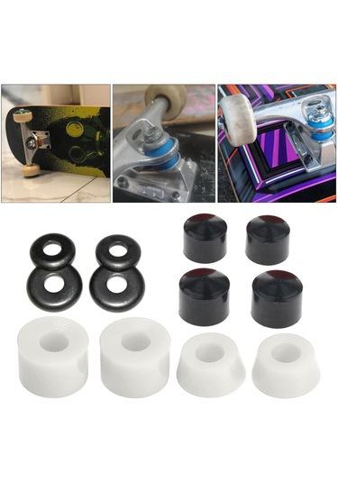 Homyl Kaykay Burcu Yedek Bardak Yıkayıcılar Longboard Beyaz Beyaz Çok Renkli