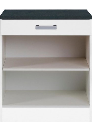 Tdesigno Baran Mutfak Çekmeceli Alt Modül 60 Cm Beyaz Dolap-tezgah Dahi̇l