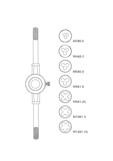 Pafta Seti Ve Kolu 8 Parça