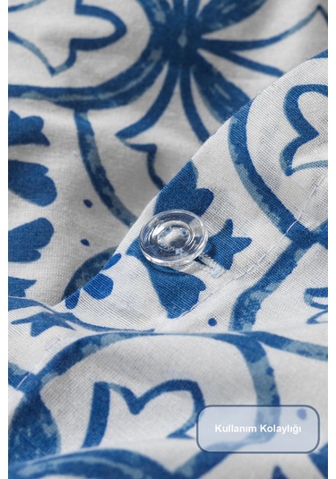 Elart Lena Nevresim Takımı Çift Kişilik Lastikli Çarşaf 200x220 Cm Renksiz