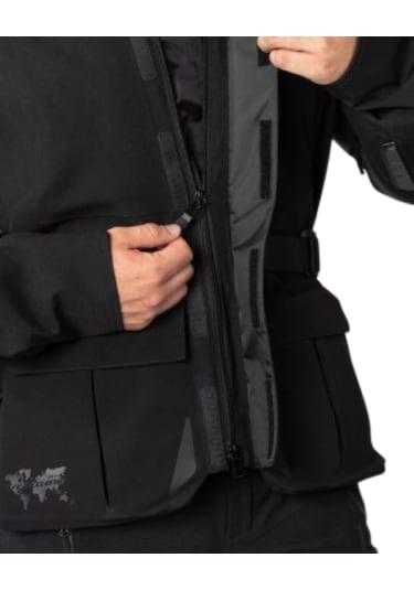 Ixs Venture-stx 1.0 Lamınated Erkek Mont - Black