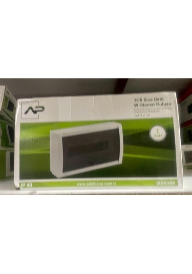 Sıva Üstü 18'li W Otomat Kutusu