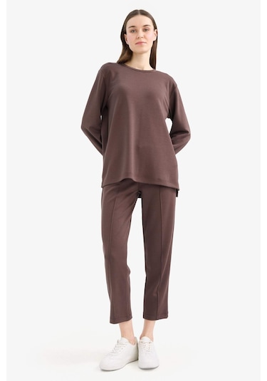 DeFacto 	Regular Fit Esnek Belli Cepli Basic Düz Pantolon E1954AX25SPBN540