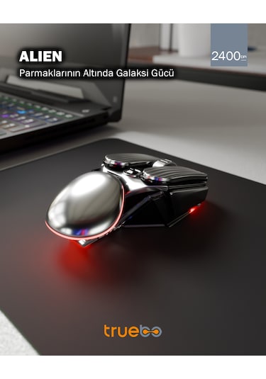 Truebo Alien RGB Ofis Performans Mouse
