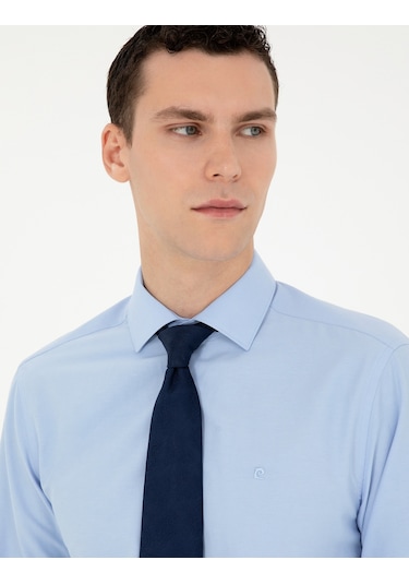 Pierre Cardin Erkek Mavi Gömlek Basic 50285562-vr036 Mavi
