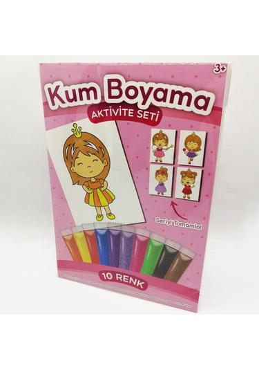 Lola Prenses Kum Boyama Aktivite Seti