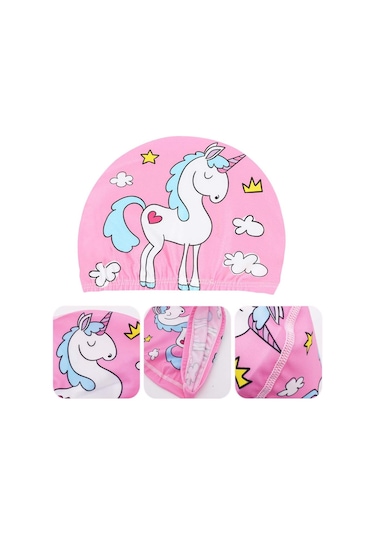 2 Çocuk Yüzme Boneleri, İşitme Koruması Ve Saç Bakımı, Ela Çok Renkli