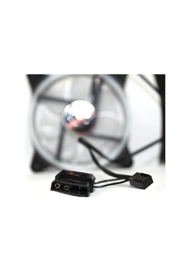 Coolmoon Rgb 12 Cm Kasa Fanı Rainbow Fan 3 Pin Pwm 2 Pin Molex