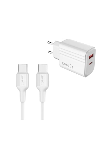 Oppo A91/a93/a94/a95/a96 Uyumlu Şarj Aleti Kablo Ve Başlıklı Set 20w Pd To Type-c - Pl07