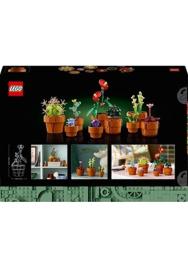 LEGO® Botanicals Minik Bitkiler 10329 - Yetişkinler için  Dekoratif, Sergilenebilir Yaratıcı Çiçek Model Yapım Seti (758 Parça)