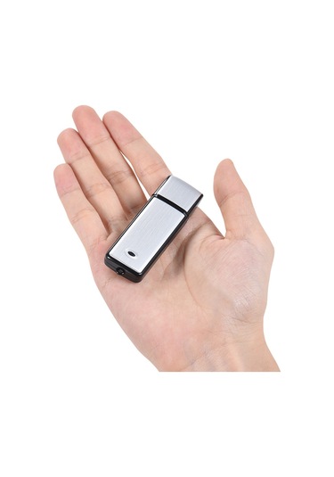 8gb Usb Dijital Ses Kaydedici Usb Disk Flash Bellek 18 Saat Kayıt Şarj Edilebilir Ofis Okul İçin