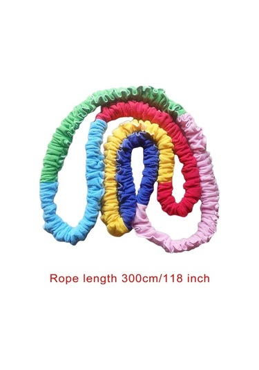 Ganzhoushop Suntek Renkli Kooperatif Esnek Egzersiz Döngüsü Çoklu Bant Seti 3m Jq Çok Renkli