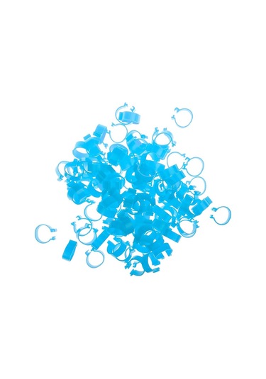 Suntek 100x Tavuk Kanatlı Bacak Halkaları Bantlar Klip No