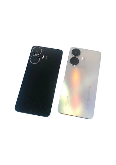 Realme C55 Kasa Arka Kapak Pil Kapağı Siyah