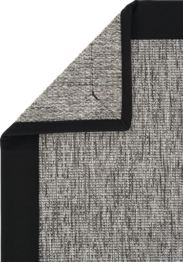 Cool Halı Londra Gri Mutfak Halısı Hasır Leke Tutmaz Tezgah Önü Yolluk Bordürlü İthal Sisal Halı