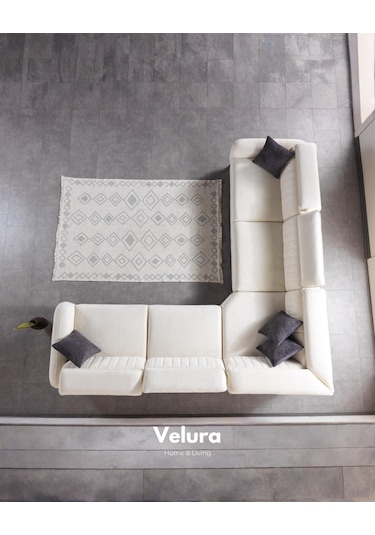 Royal Köşe Koltuk Takımı Krem