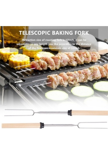 Ulzyvf Ve Sosis Pişirme Marshmallow Kamp İçin Diğer Çubuğu, Ateşi Lu Diğer