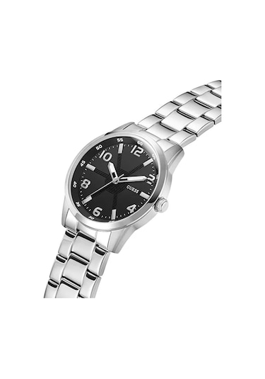 Guess Gugw0804g2 Quartz Çelik Gri Siyah Kadran 42 Mm Erkek Kol Saati