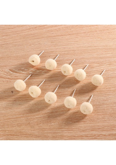 Tenfowee 2.35mm Elektrikli Taşlama Aleti Fırçaları - Yumuşak Yün, Çelik Teli Ve Parlak Cila Tabanlı - Burr, Pas Ve Oxidasyon Kaldırıcı - 10 Adet Set