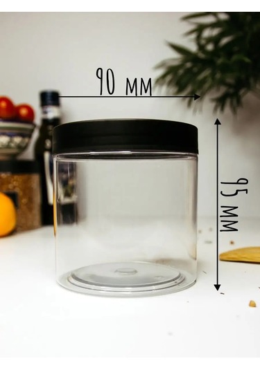 Plastic Product Dökme Gıda Ürünleri İçin Saklama Kapları - 6 Adet 147299187 Beyaz