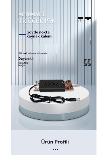 Nokta Kaynak Makinesi Tek Parça Kalem Otomatik Olarak El Nokta Kaynak Kalemi 18650 Pil Tek Elle Çalıştırma Dp1