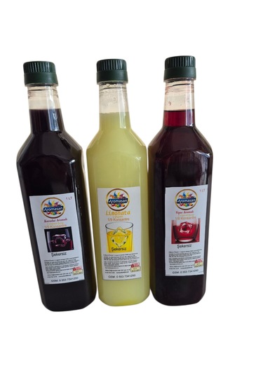 Konsatre Vişne Limon Karadut Suyu 3 x 1 L