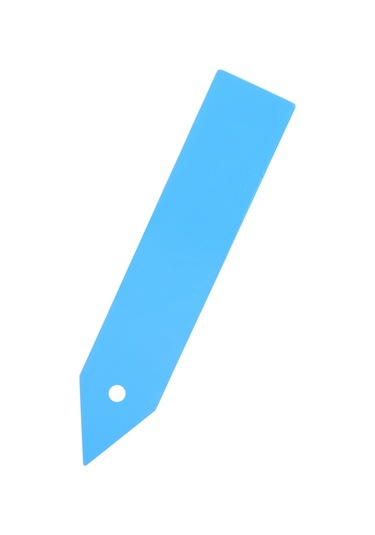 Xiyyadms Pvc Su Geçirmez Bitki Etiketleri, Çift Kullanımlı Toprağa Takma Ve Asma , Yazılabilir, 100 Adet Mavi+kırmızı