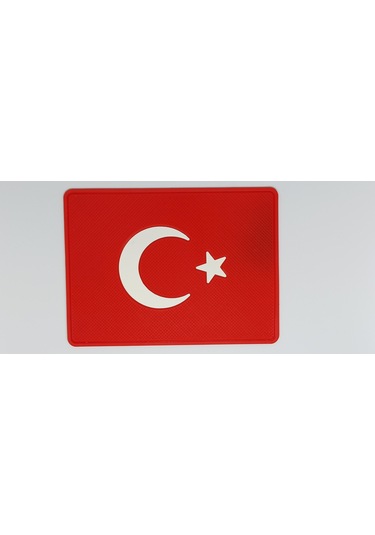 Türk Bayrağı Torpido Üstü Kaydırmaz Ped