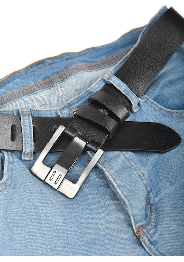 Deepsea Siyah Erkek Spor Deri Erkek Kemer 1801312 Siyah