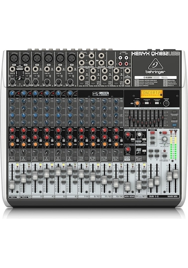 Behringer Qx1832Usb 18 Girişli 3/2-Bus Mikser. Klark Teknik Multi