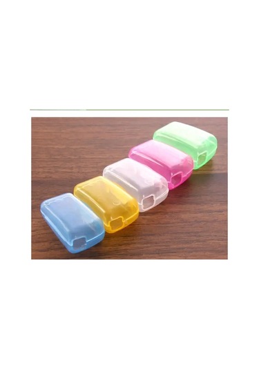 Willowhaven 20 Adet Taşınabilir Diş Fırçası Başlığı Saklama Kutusu Kapaklı Çeşitli Renkler Ev Seyahat