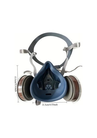 Willowhaven 7502 Filtreli Maske Yeniden Kullanılabilir Yüz Maskesi Kaynak Boya İnşaat