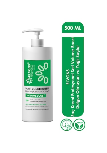 ELVONS Saç Kremi Prof. Seri Dolgun Olmayan ve Yağlı Saçlar 500 ML