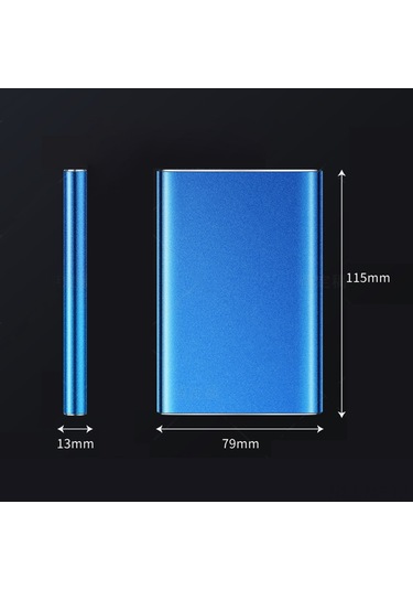 Mufunye 750gb Usb3.0 Metal Mobil Disk, 2.5 İnç Sata, Hızlı Veri Transferi, Hafif Ve Taşınabilir, Kırmızı