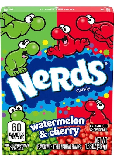 Nerds Karpuz Kiraz Mini Kıtır Şekerleme 46.7GR