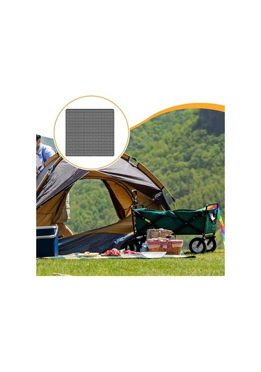 Homyl Piknik Battaniyesi Su Geçirmez Büyük Katlanabilir Plaj Siyah Beyaz Izgara Çok Renkli