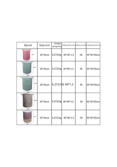 Yifomall Yeşil Nokta Pu Çerçeveli Kolluklu Kumaş Çok Amaçlı Katlanabilir Giyim-oyuncağı Saklama Sepeti Diğer