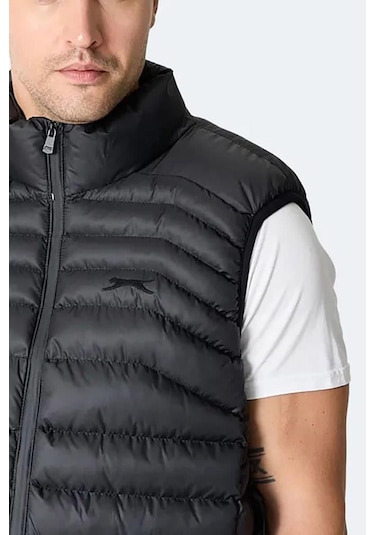 Slazenger Harmona Erkek Şişme Yelek Siyah Siyah