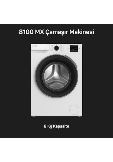 Arçelik 8100 MX Çamaşır Makinesi - 800 KMX Kurutma Makinesi