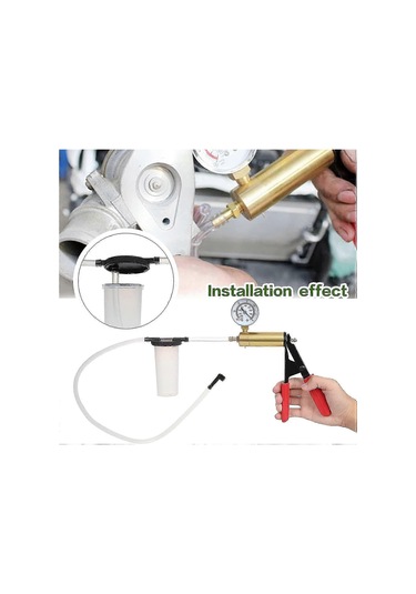 Motosiklet Fren Hava Alma Kiti Fren Sıvısı Hava Alma Aletleri El Tipi Vakum Pompası Test Cihazı