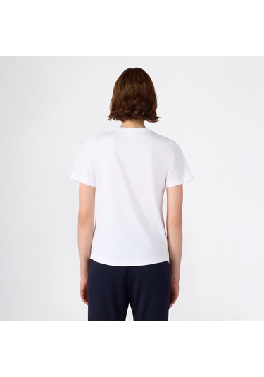 Champion Ss Regular Fit Kadın Beyaz T-shirt 118408 2800324