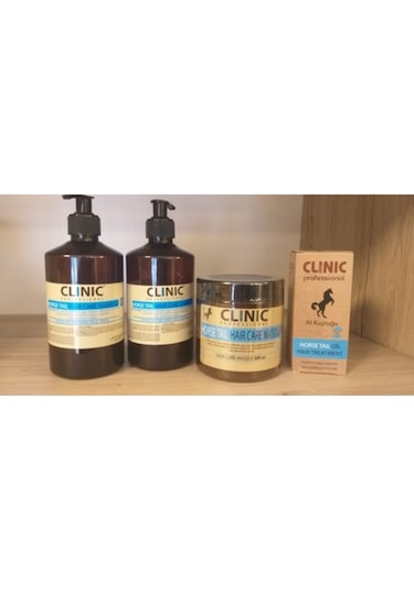 Clinic At Kuyrugu Şampuan 2 x 500 ML + Maske 500 ML + Serum 100 ML
