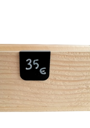 10 Adet Silinebilir Karatahta Etiket 10 Mm Kalınlığa Geçme Asma