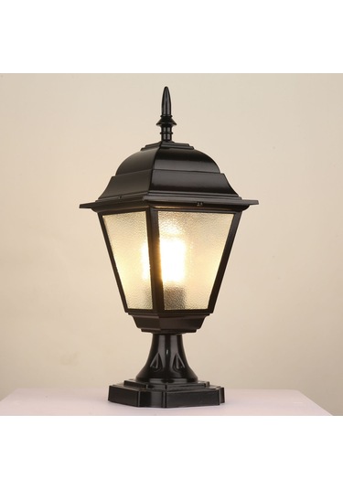 Springsun Dış Mekan Duvar Lambası - Ev Cephesi Bahçe Villa Balkon Işığı, 36 Saat Sürekli Aydınlatma, Enerji Verimli, Hava Dayanıklı, Kolay Kurulum Klasik Bakır Rengi, Şeffaf Cam Diğer