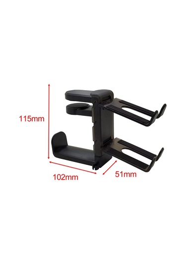 Suntek Evrensel Masa Altında Kulaklık Standı Siyah