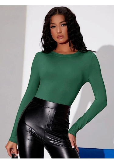 Refox Sandy Kumaş Bodysuit Çok Renkli